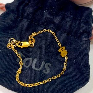 Tous Baby bear bracelet 18K